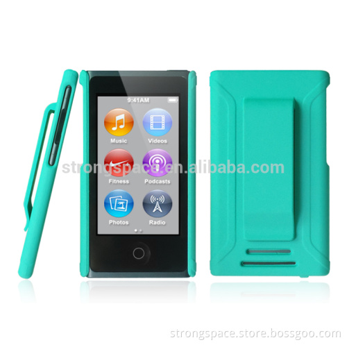 Protective Case Cover for iPod nano 7th&8th generation, Back with belt clip